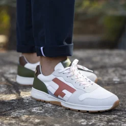 Baskets - Homme*FAGUO Runnings Blanche & Terracotta