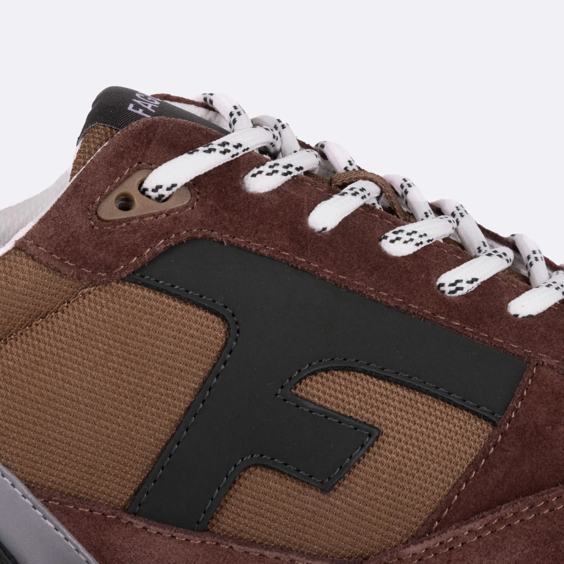 Baskets - Homme*FAGUO Runnings Camel & Vert Fonce