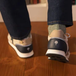 Baskets - Homme*FAGUO Runnings Ecrue & Marine