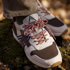 Baskets - Homme*FAGUO Runnings Ecrue Et Marron