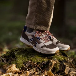 Baskets - Homme*FAGUO Runnings Ecrue Et Marron