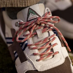 Baskets - Homme*FAGUO Runnings Ecrue Et Marron