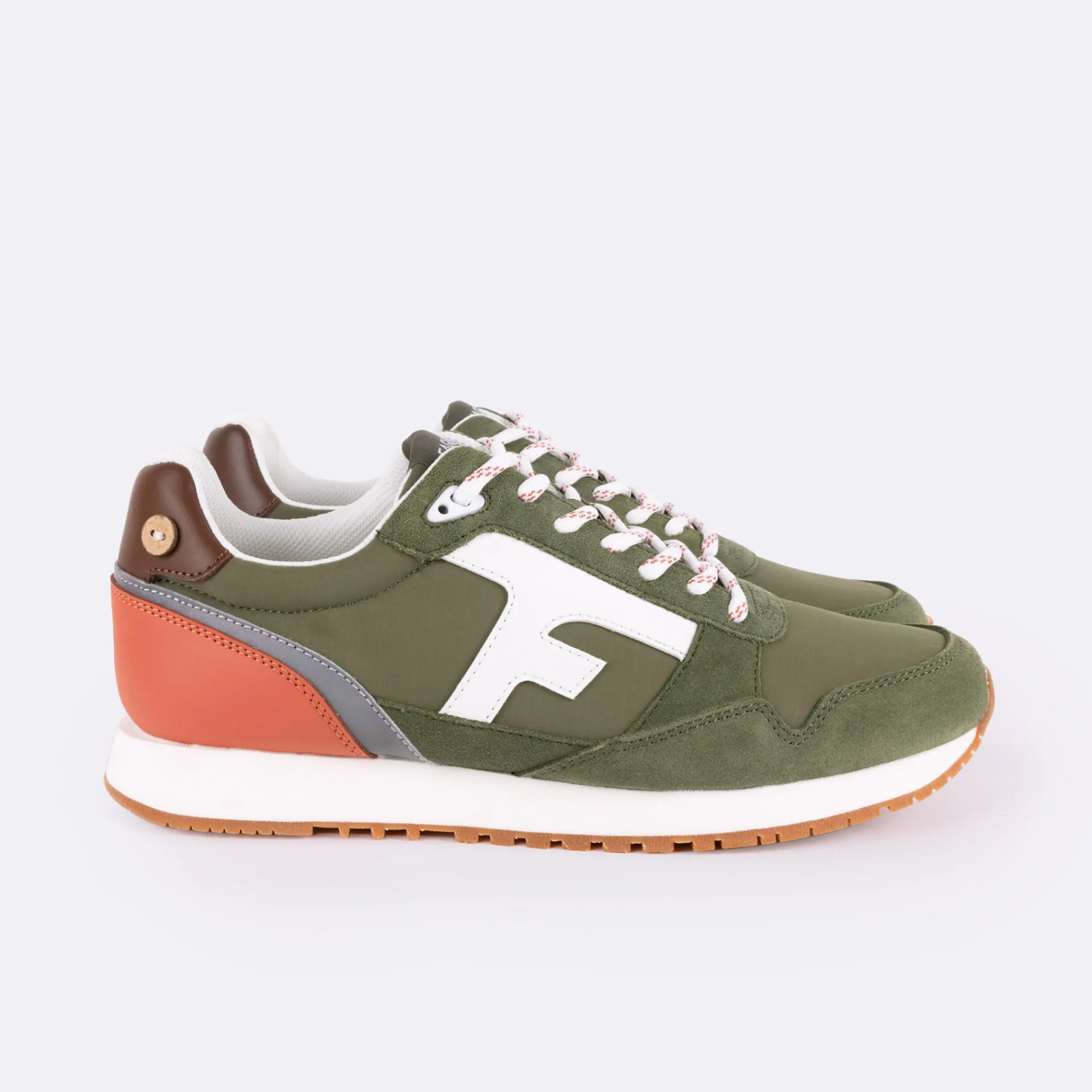 Chaussures*FAGUO Runnings Kaki & Terracotta