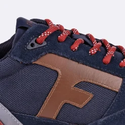 Baskets - Homme*FAGUO Runnings Marine & Camel