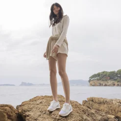 Baskets - Femme*FAGUO Runnings Multicolore & Creme