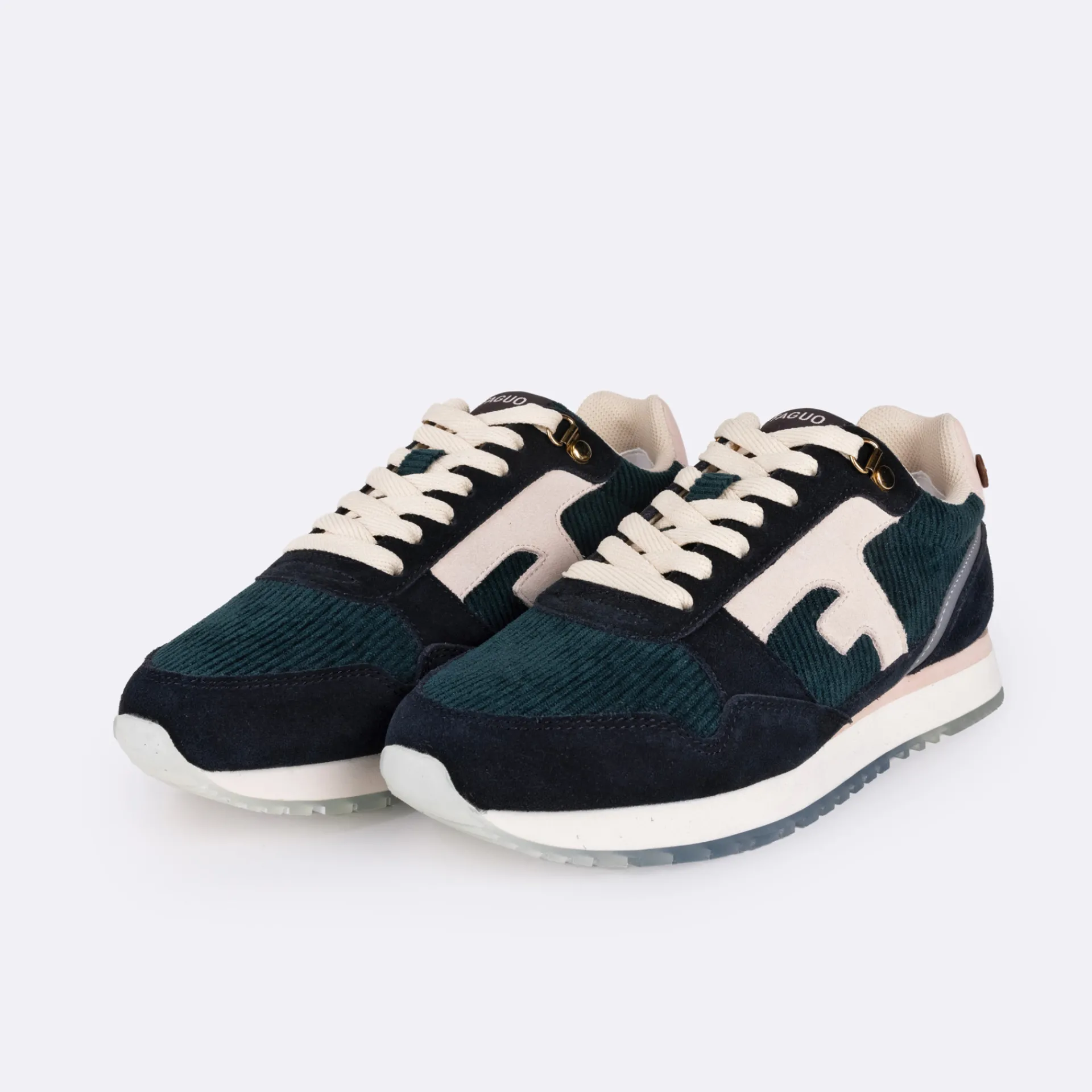 Baskets - Femme*FAGUO Runnings Vert Emeraude & Noir