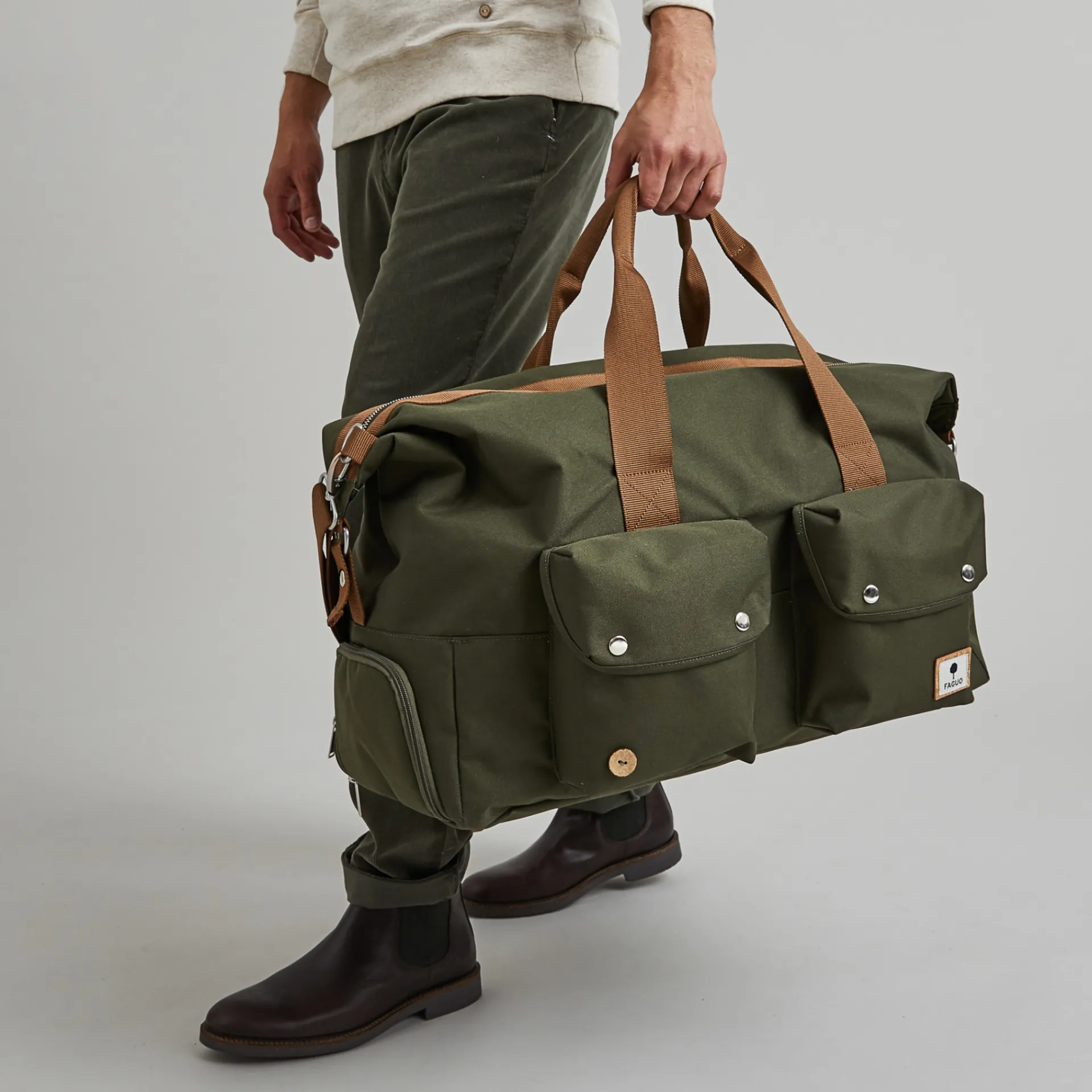 Sacs Week-End*FAGUO Sac Weekend Kaki