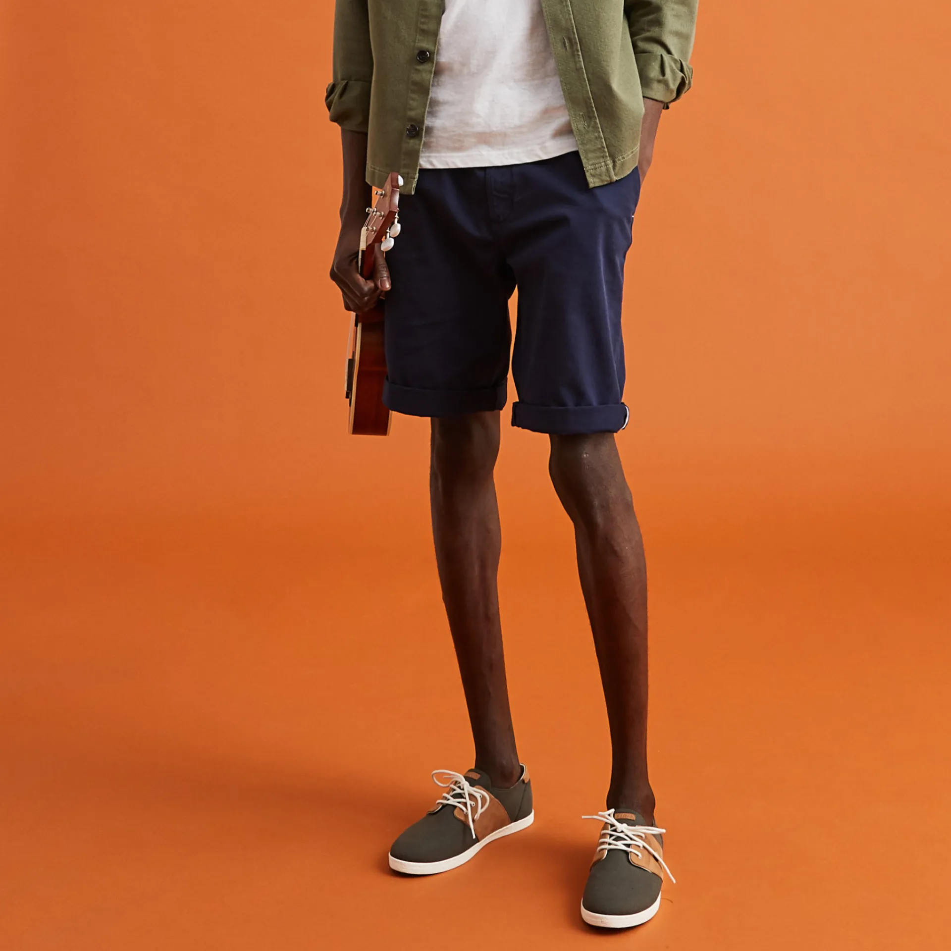 Shorts*FAGUO Short Bleu Marine