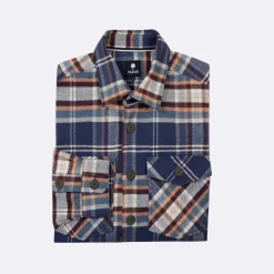 Chemises*FAGUO Surchemise Bleue & Bordeaux