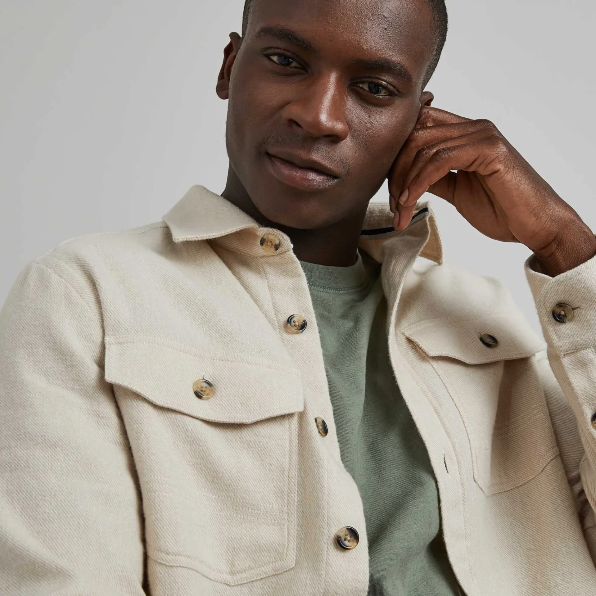 Chemises*FAGUO Surchemise Ecrue