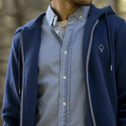Vêtements*FAGUO Sweat A Capuche Bleu Indigo