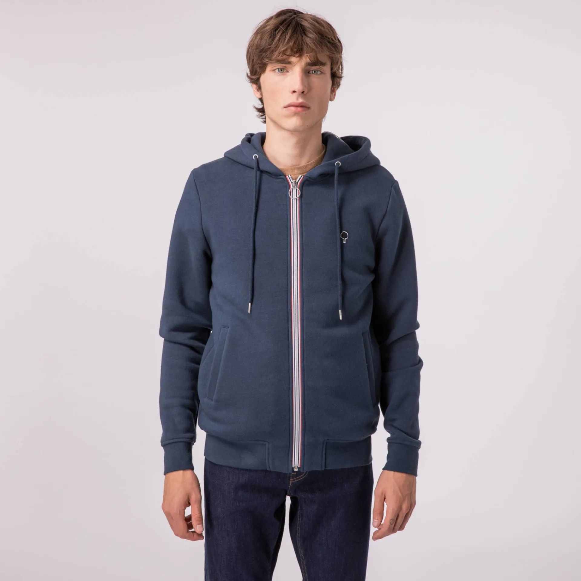 Sweatshirts*FAGUO Sweat A Capuche Bleu Marine