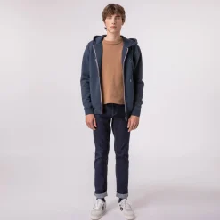 Sweatshirts*FAGUO Sweat A Capuche Bleu Marine