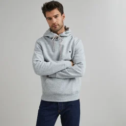 Vêtements*FAGUO Sweat A Capuche Gris Chine