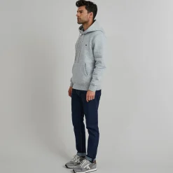 Vêtements*FAGUO Sweat A Capuche Gris Chine