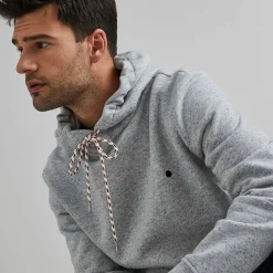 Vêtements*FAGUO Sweat A Capuche Gris Chine