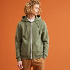 Sweatshirts*FAGUO Sweat A Capuche Kaki