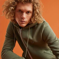 Sweatshirts*FAGUO Sweat A Capuche Kaki