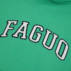 Sweats À Capuche*FAGUO Sweat A Capuche Logo Vert Clair