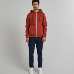 Vêtements*FAGUO Sweat A Capuche Rouge