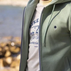 Sweats À Capuche*FAGUO Sweat A Capuche Vert Clair