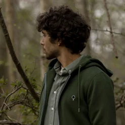 Sweats À Capuche*FAGUO Sweat A Capuche Vert Fonce