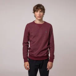 Vêtements*FAGUO Sweat Col Rond Bordeaux