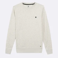 Sweatshirts*FAGUO Sweat Col Rond Ecru