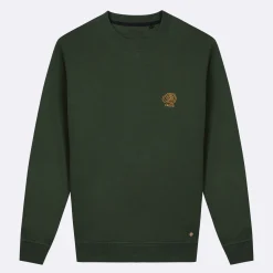 Sweatshirts*FAGUO Sweat Col Rond Vert Fonce