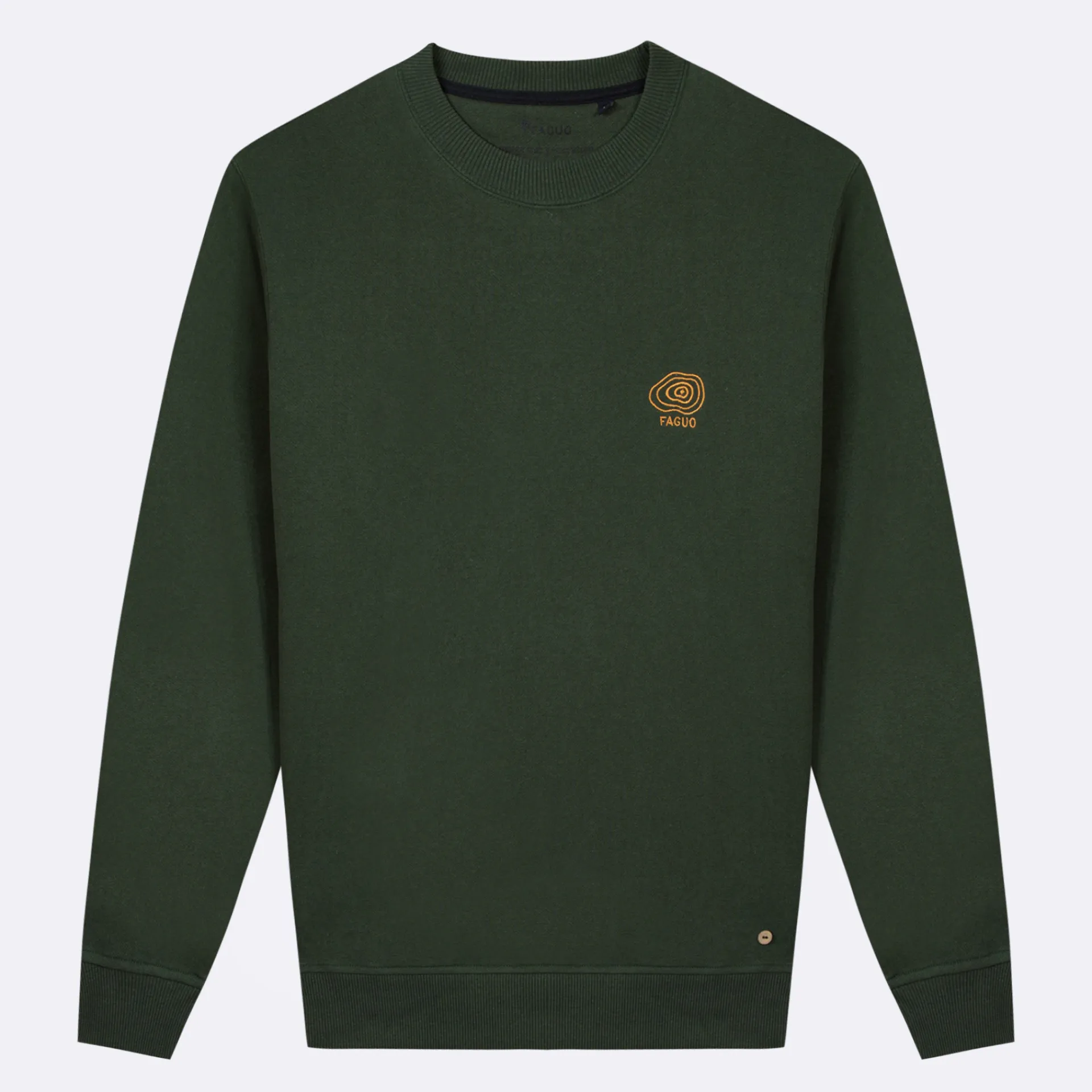 Sweatshirts*FAGUO Sweat Col Rond Vert Fonce