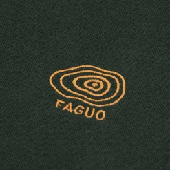 Sweatshirts*FAGUO Sweat Col Rond Vert Fonce