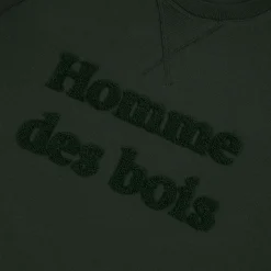 Vêtements*FAGUO Sweat Col Rond Vert Fonce Homme Des Bois