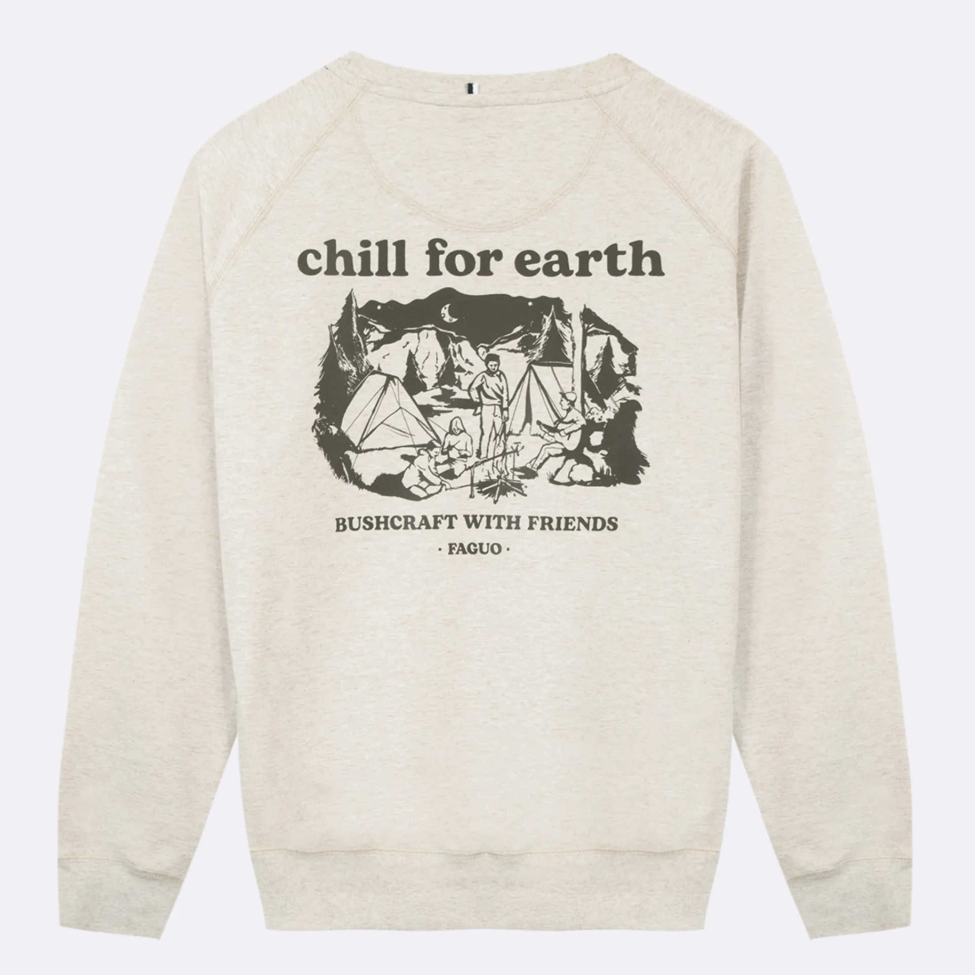 Sweatshirts*FAGUO Sweatshirt Beige