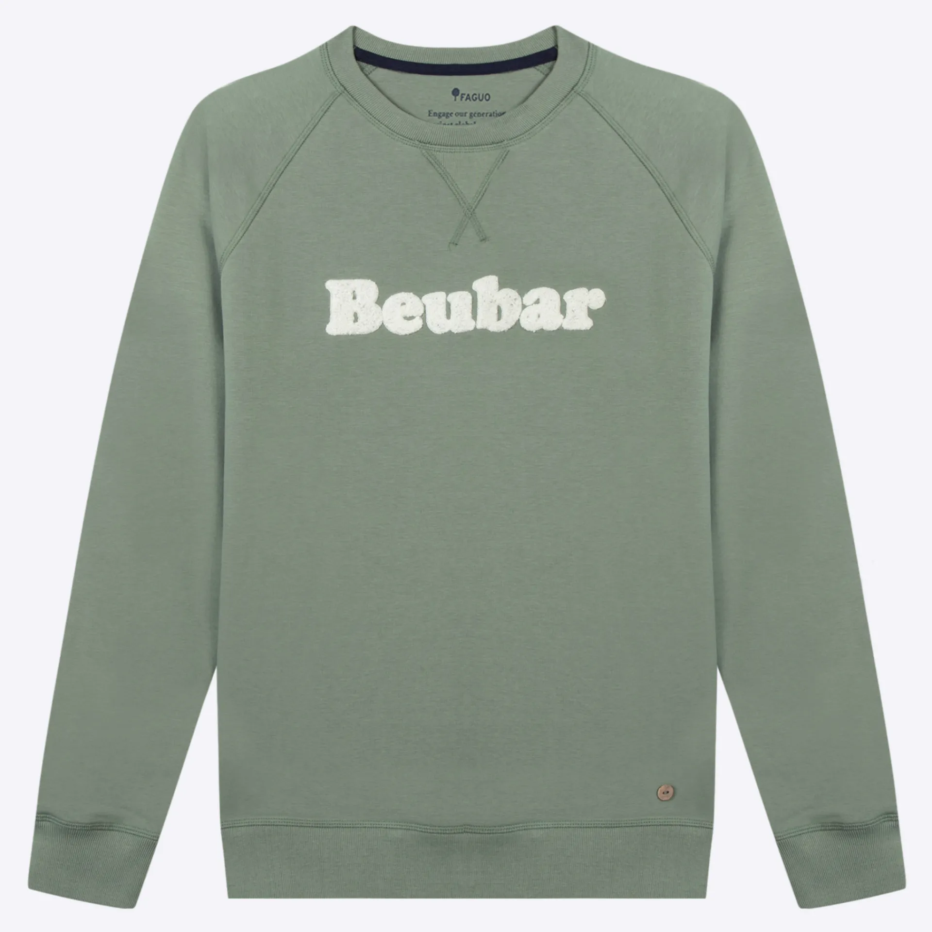 Sweatshirts*FAGUO Sweatshirt Vert 'Beubar'