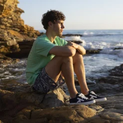 Baskets - Homme*FAGUO Tennis Bleu Marine Vegan