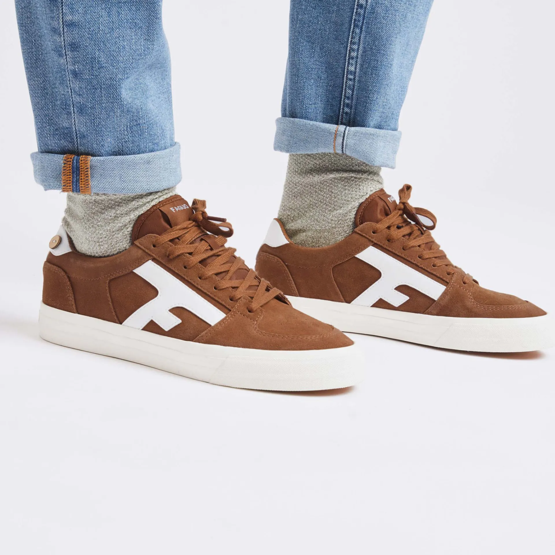 Nos Iconiques*FAGUO Tennis Camel & Blanche