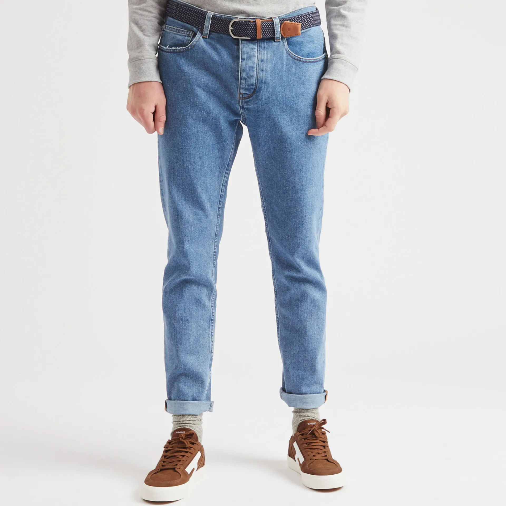 Nos Iconiques*FAGUO Tennis Camel & Blanche