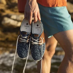 Baskets - Homme*FAGUO Tennis Marine & Camel