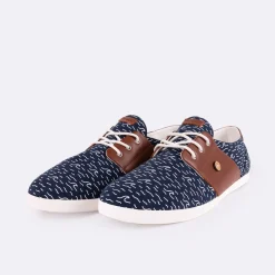 Baskets - Homme*FAGUO Tennis Marine & Camel