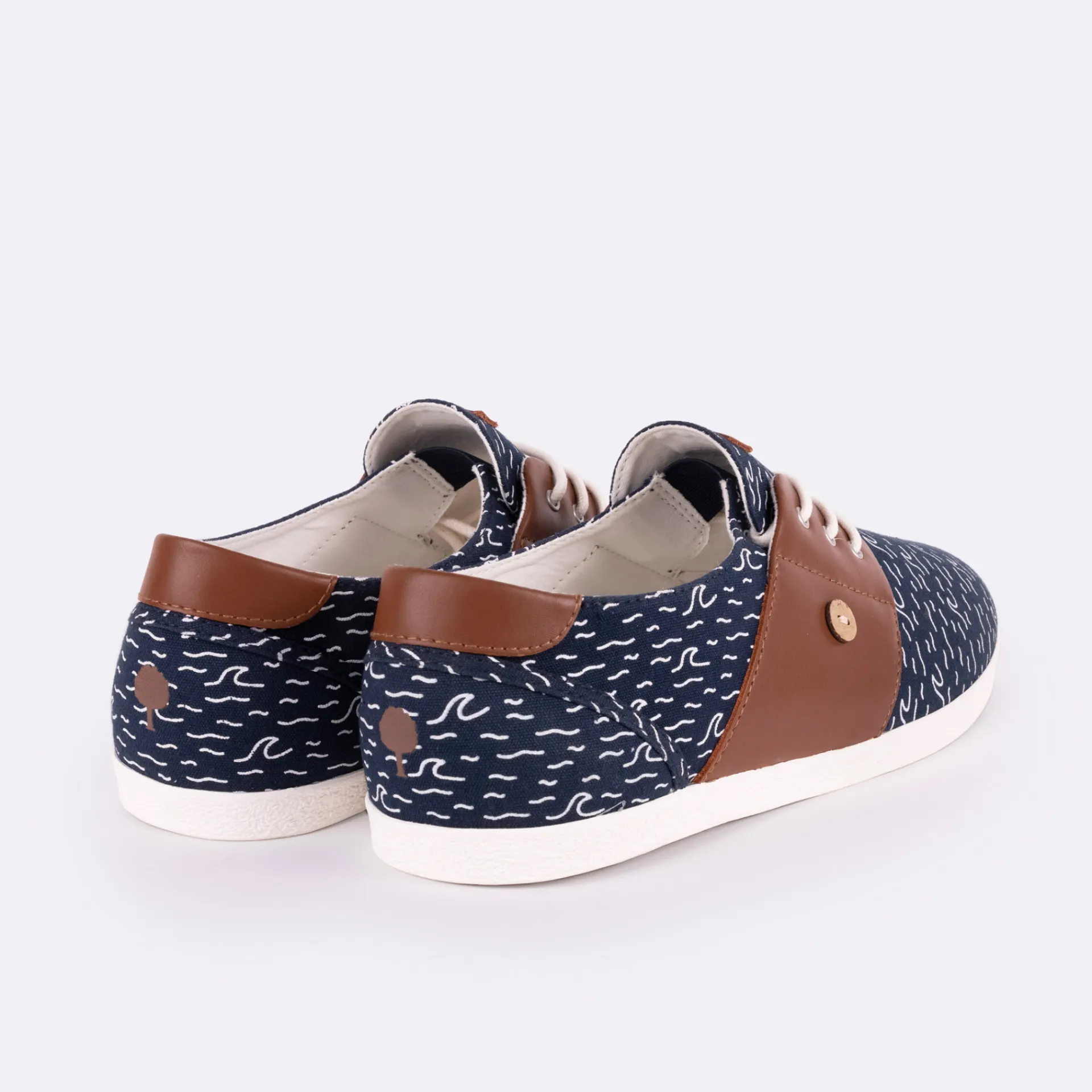 Baskets - Homme*FAGUO Tennis Marine & Camel
