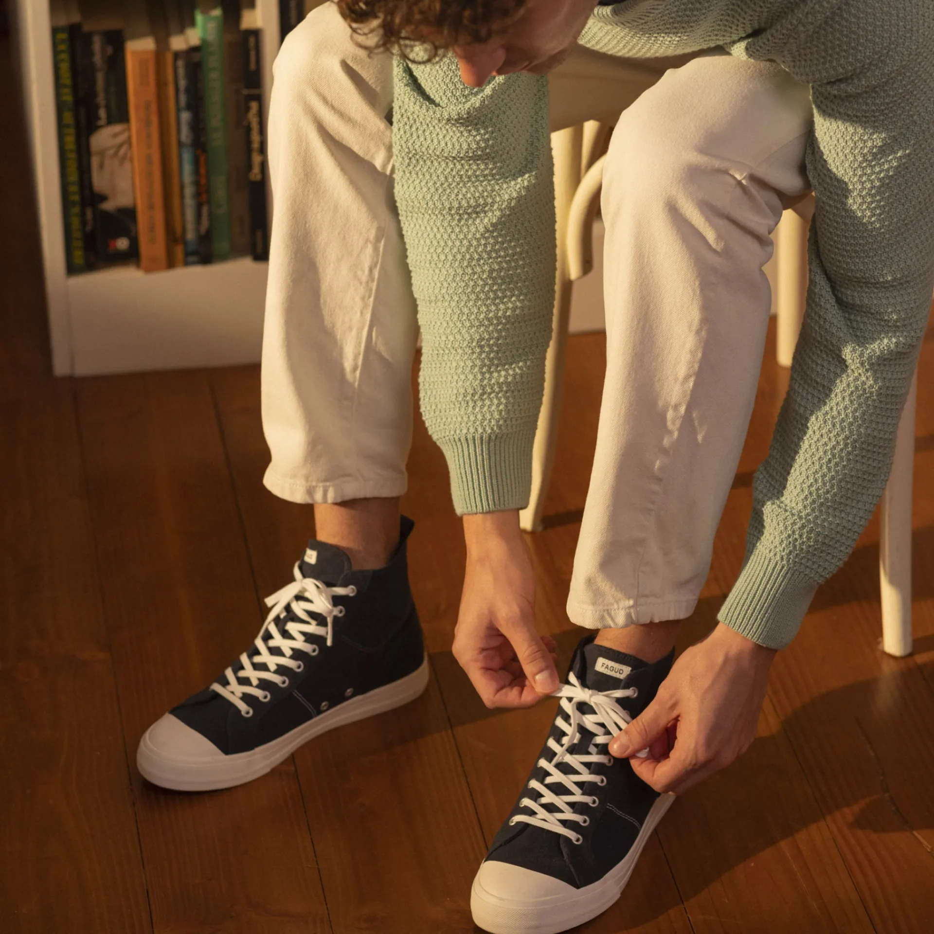 Baskets - Homme*FAGUO Tennis Marine Vegan