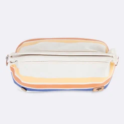Trousses De Toilette*FAGUO Trousse De Toilette Ecrue A Rayures Pastel Vegan