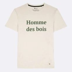 T-Shirts*FAGUO T-Shirt Beige "Homme Des Bois"