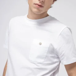 T-Shirts*FAGUO T-Shirt Col Rond Blanc