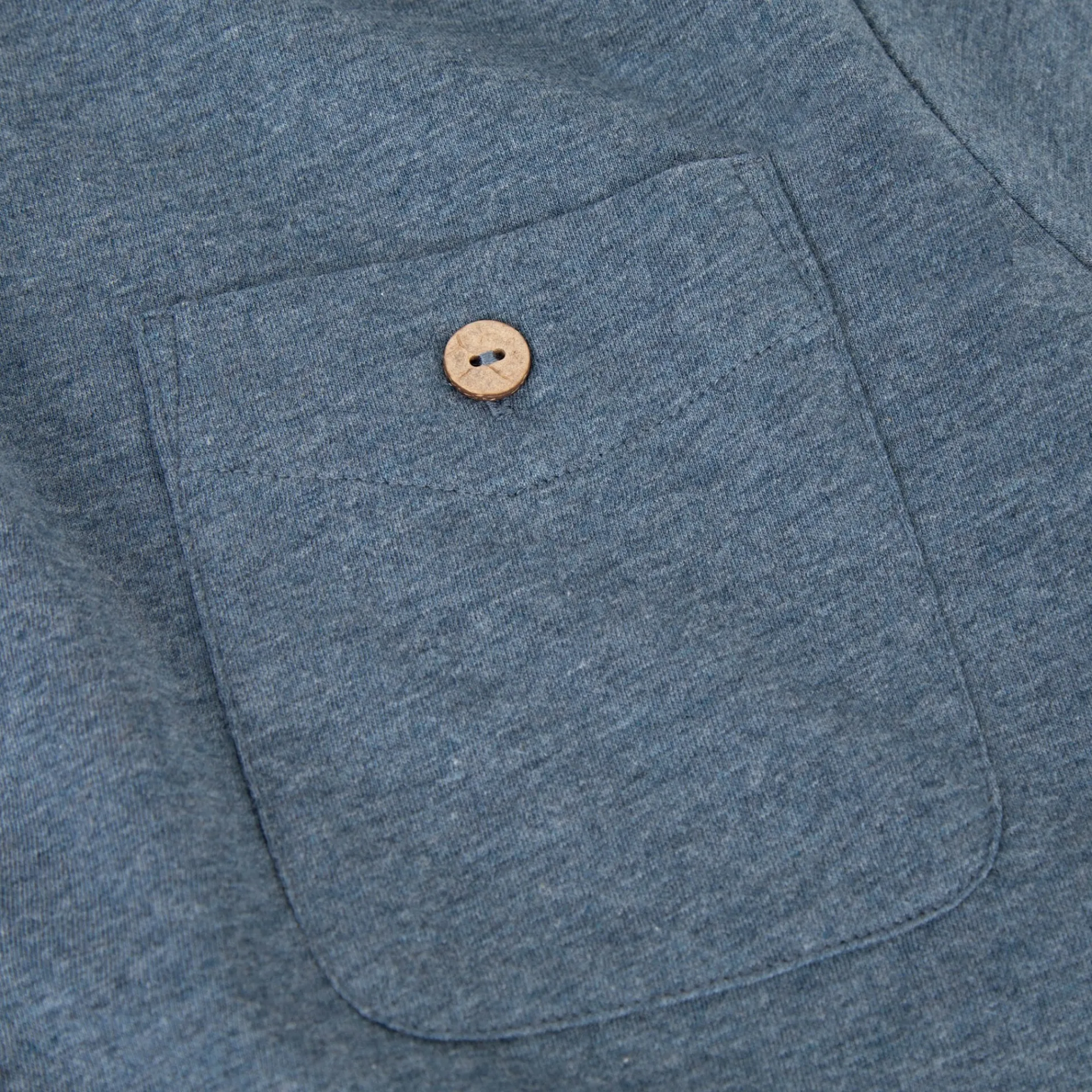 T-Shirts*FAGUO T-Shirt Col Rond Bleu Chine