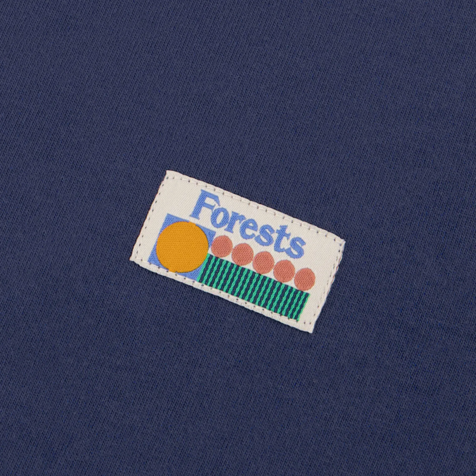 T-Shirts*FAGUO T-Shirt Col Rond Bleu Indigo