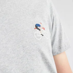 T-Shirts*FAGUO T-Shirt Col Rond Gris Chine Grimpeur