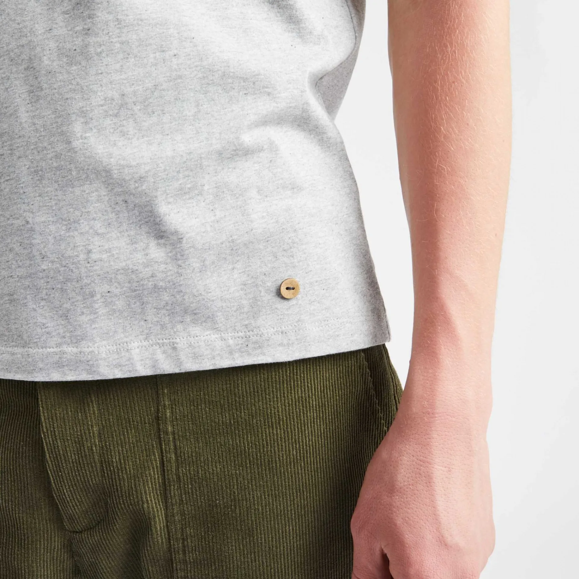 T-Shirts*FAGUO T-Shirt Col Rond Gris Chine Grimpeur