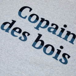 T-Shirts*FAGUO T-Shirt Col Rond Gris Chine Homme Des Bois