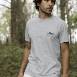 T-Shirts*FAGUO T-Shirt Col Rond Gris Chine Into The Woods